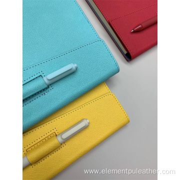 diary notebook Pu leather packaging cover material